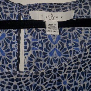 2x sleeveless gauzy double layer styled bottom accent